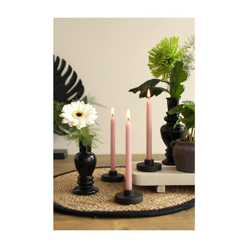 Afbeelding laden in galerijviewer, Ideas 4 seasons kaarsen h14cmxã˜1.2cm mini mauve set a 12 stuks