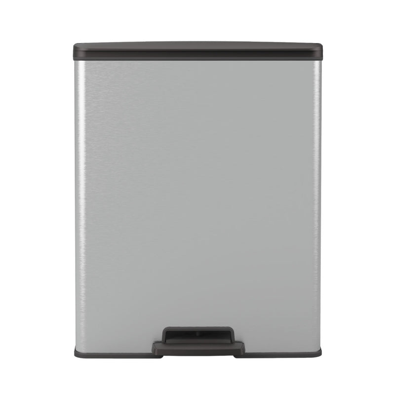 Load image into Gallery viewer, Curver decobin pedaalemmer 65l zilver metallic