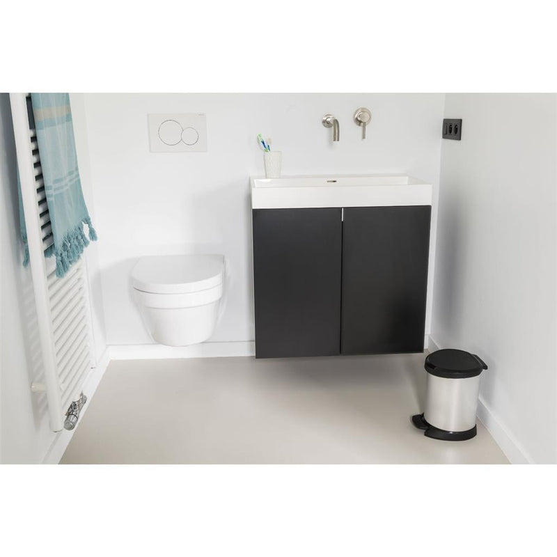 Load image into Gallery viewer, Curver pedaalemmer decobin ovaal 15l zilver