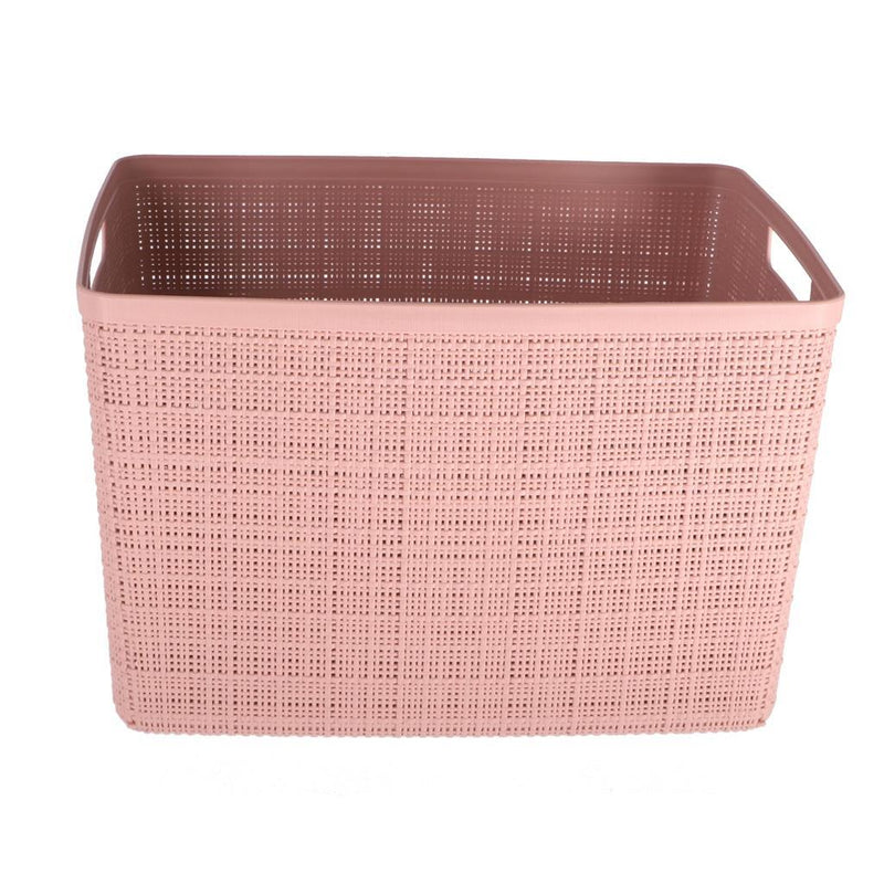 Load image into Gallery viewer, Curver opbergmand jute-look 20l roze