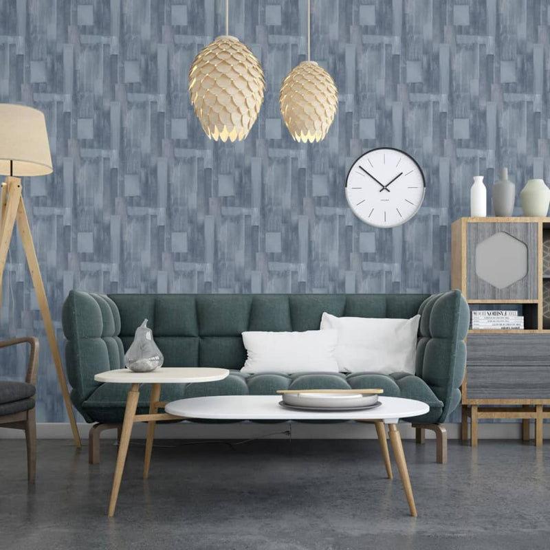 Load image into Gallery viewer, Dutch wallcoverings behang wood grijs
