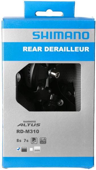 Load image into Gallery viewer, Shimano Altus RD-M310 SGS 7 8 speed Black