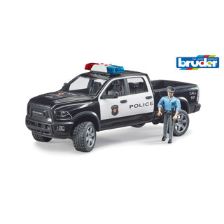 Load image into Gallery viewer, Bruder auto dodge ram politie met figuur