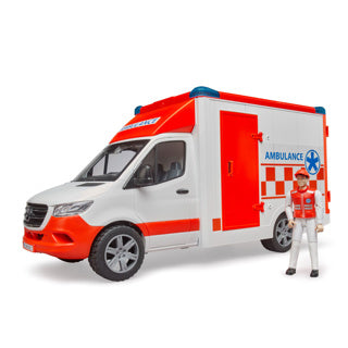 Load image into Gallery viewer, Bruder mercedes sprinter ambulance met ambulancebroeder - licht geluid - 2676