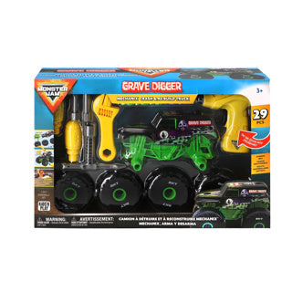 Load image into Gallery viewer, Hot wheels monstertruck mechanix 1:18 grave digger speelgoedauto.