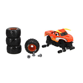 Afbeelding laden in galerijviewer, Hot wheels monster jam mechanix 1:32 build 'n re-build el toro loco assorti | 3 stuks