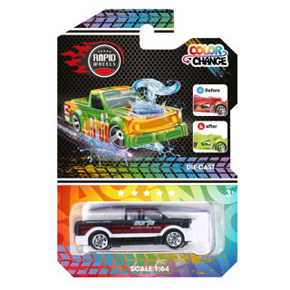 Load image into Gallery viewer, Rapid wheels die cast auto color change assorti | 6 stuks