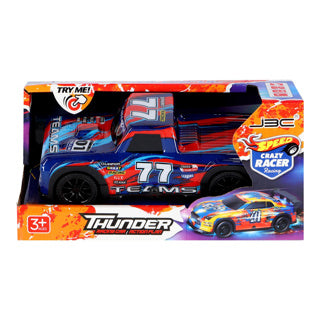 Afbeelding laden in galerijviewer, No brand auto thunder met licht en geluid crazy racer | 4 stuks
