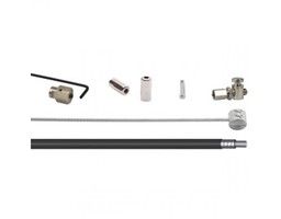 Load image into Gallery viewer, Rollerbrake kabelkit Elvedes BR-IM41 50 53 1700mm 2250mm RVS - zwart (op kaart)
