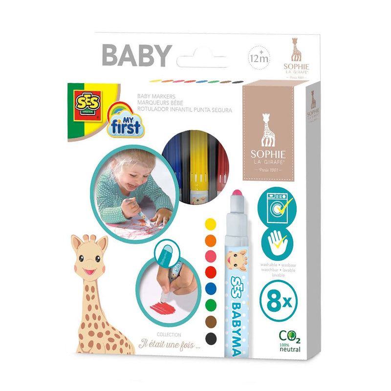 Load image into Gallery viewer, Ses creative ses my first - sophie la girafe babymarkers
