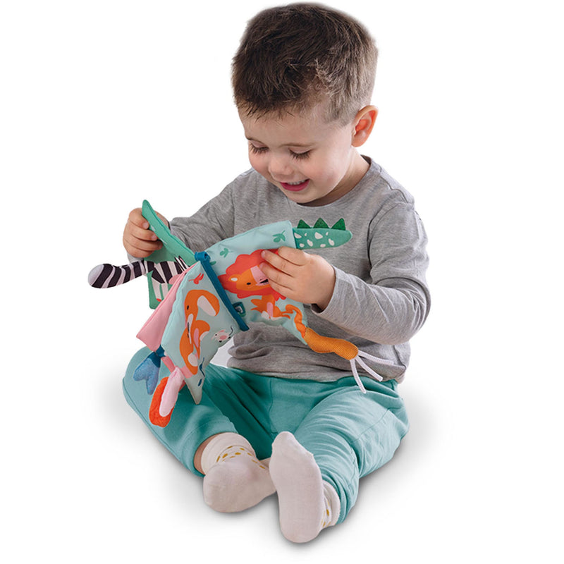 Load image into Gallery viewer, Ses creative ses tiny talents sensory soft dierenstaarten boek