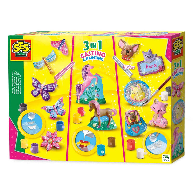 Load image into Gallery viewer, Ses gips gieten en schilderen 3in1