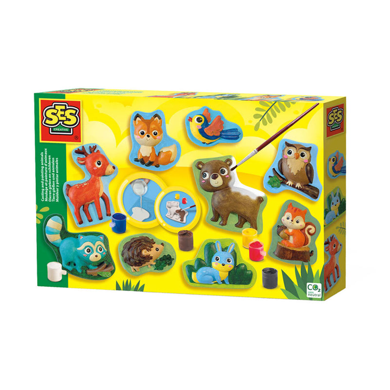 Load image into Gallery viewer, Ses gieten en schilderen - bosdieren