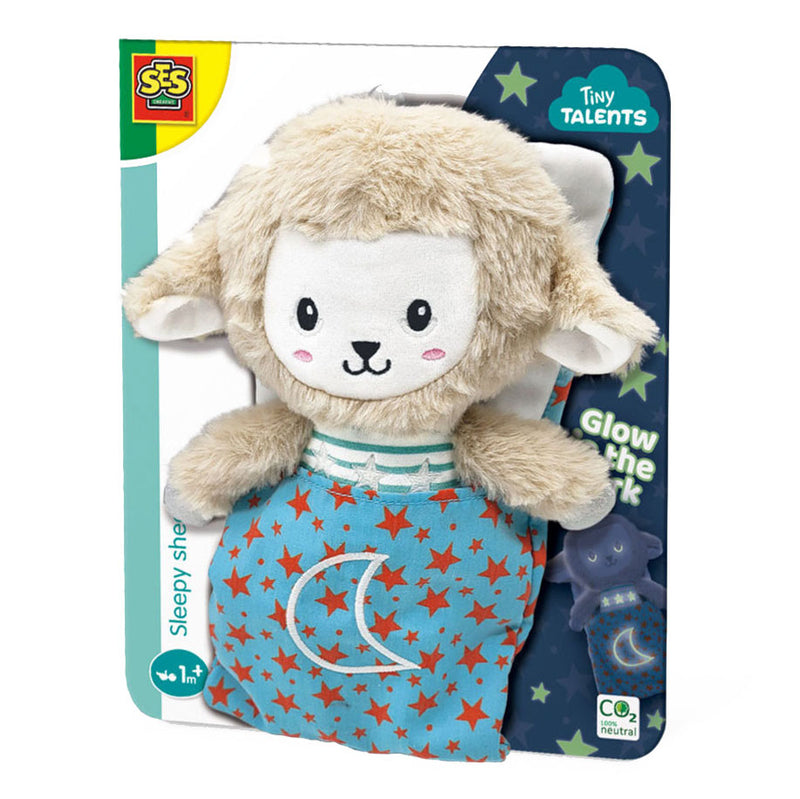 Load image into Gallery viewer, Ses tiny talents sleepy schaap - night buddy glow in the dark