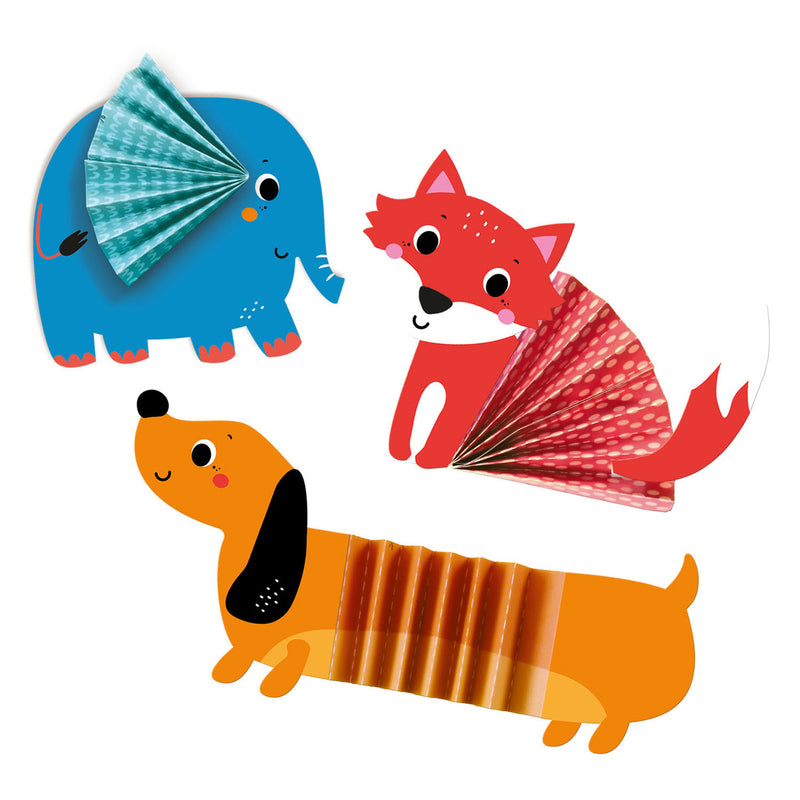 Load image into Gallery viewer, Ses zig zag origami dieren