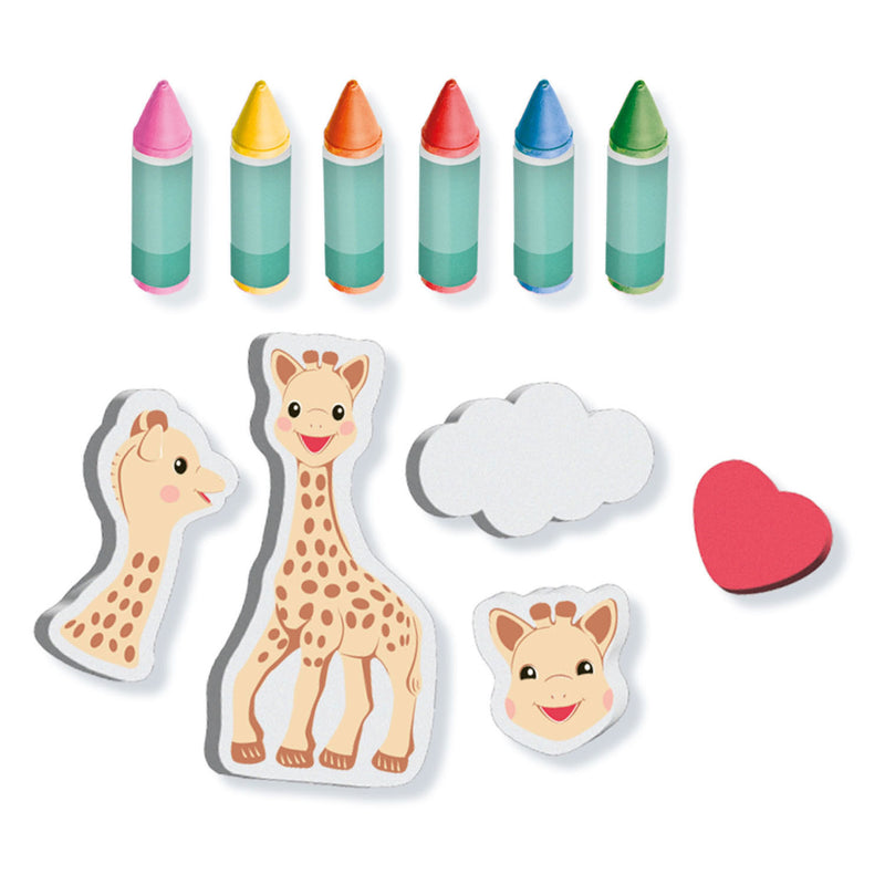 Load image into Gallery viewer, Ses creative ses sophie la girafe badkrijt met vormen
