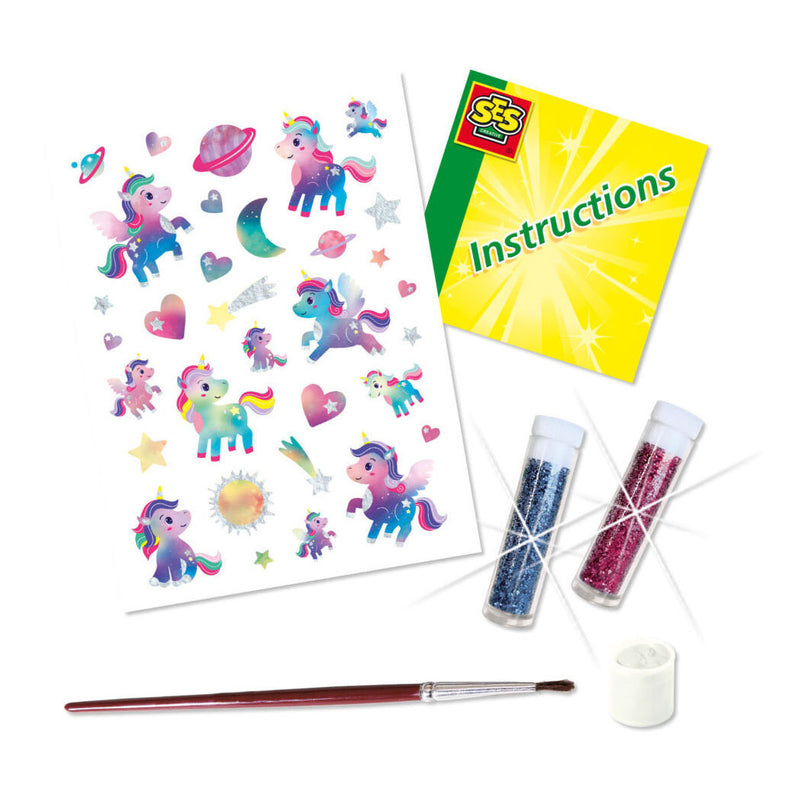 Load image into Gallery viewer, Ses creative ses unicorn galaxy tattoos