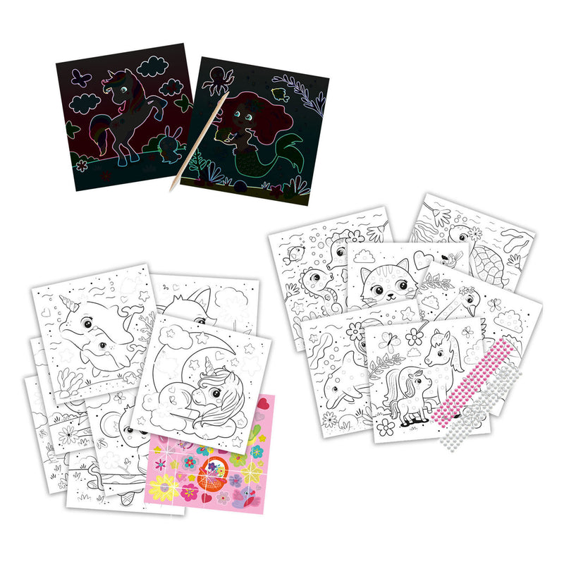 Load image into Gallery viewer, Ses creative ses doe kleurboek glitter 3 in 1