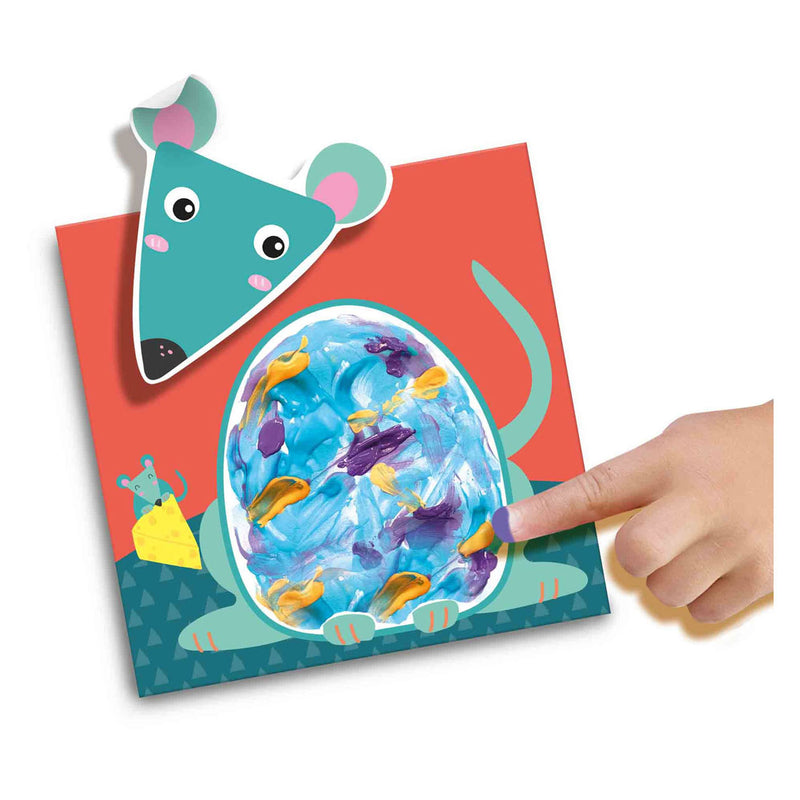 Load image into Gallery viewer, Ses my first vingerverf dieren | 2 stuks