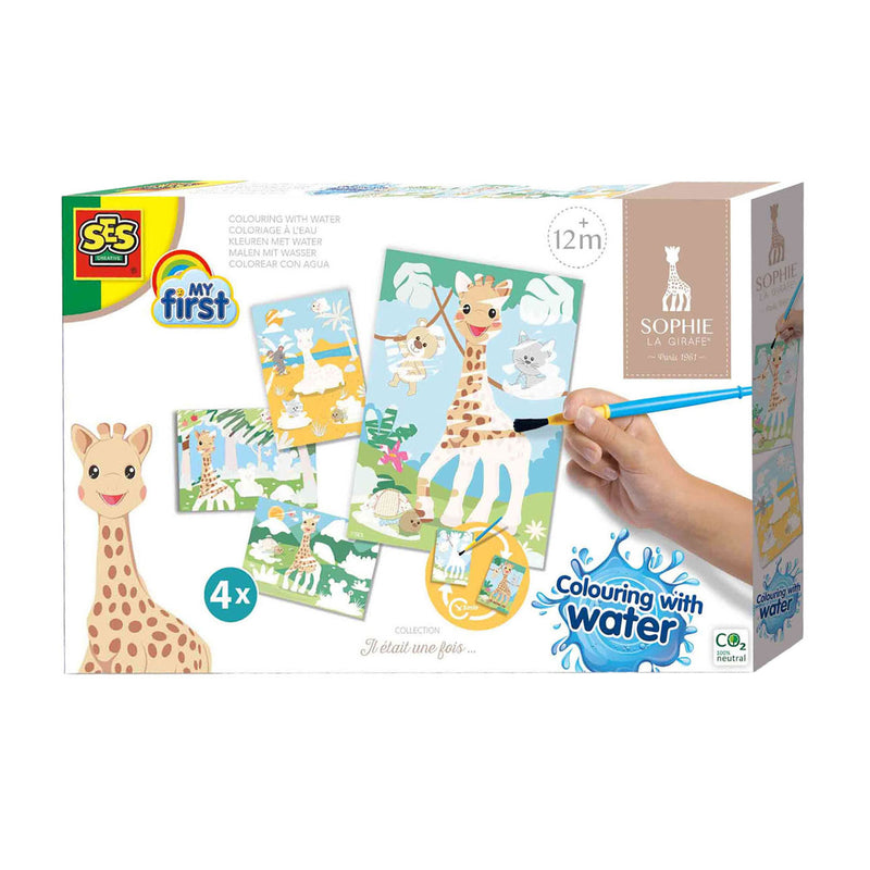 Load image into Gallery viewer, Ses my first sophie la girafe - kleuren met water