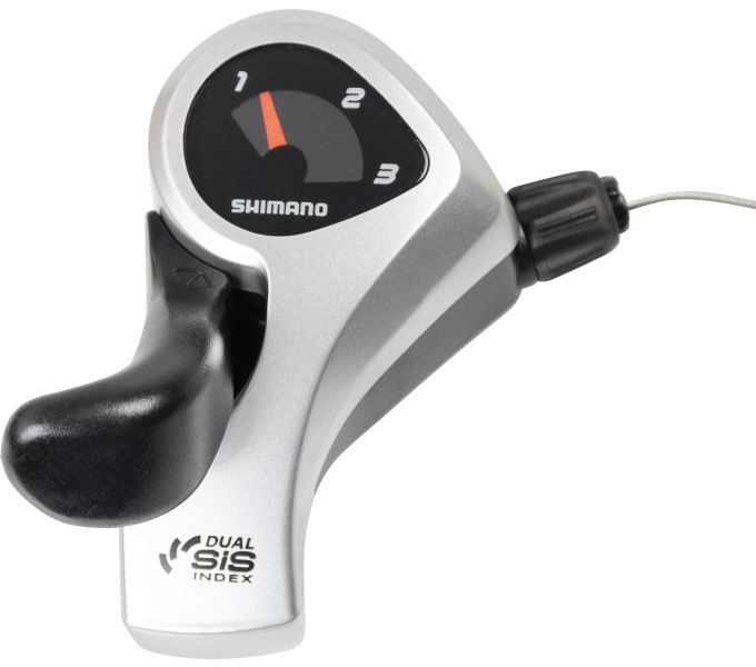 Load image into Gallery viewer, Shimano versteller links 3 speed st-tx50 - zwart zilver