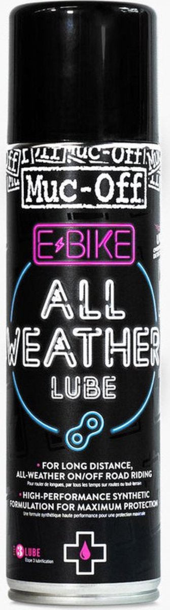 Afbeelding laden in galerijviewer, Muc-off kettingolie e-bike all weather chain lube spuitbus 250ml