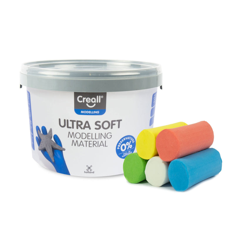 Load image into Gallery viewer, Creall ultra soft klei kleur - 5 kleuren klei - 1100 gr.