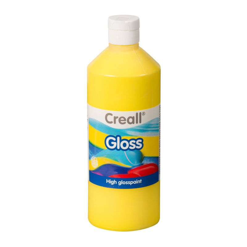 Load image into Gallery viewer, Creall gloss glansverf geel, 500ml