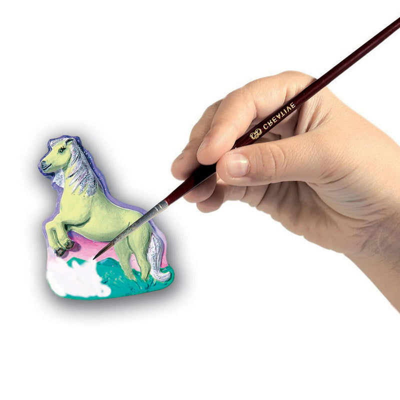 Load image into Gallery viewer, Ses gips gieten en schilderen - paarden