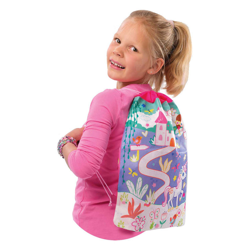 Load image into Gallery viewer, Ses creative 02401 activiteiten tas - armbandjes maken - kleuren - stickeren - knutselen op reis - versier je eigen tas