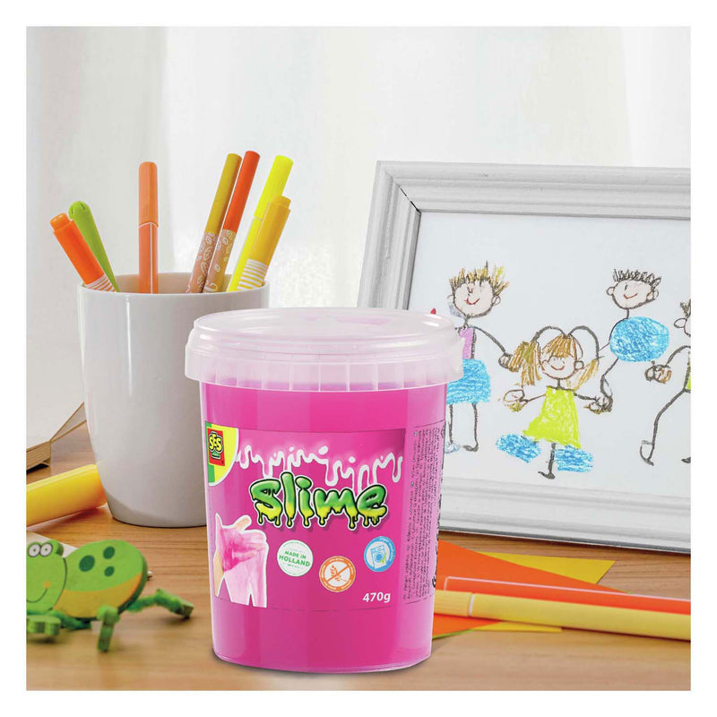 Load image into Gallery viewer, Ses creative ses slime - neon roze 470g
