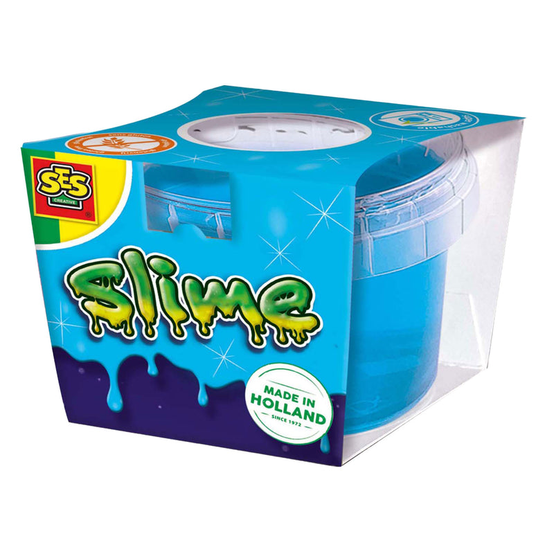 Load image into Gallery viewer, Ses slime - blauw glitter 140g