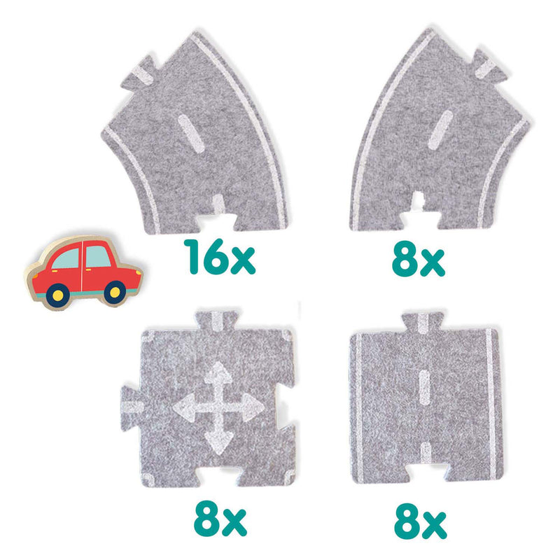 Load image into Gallery viewer, Ses vilten wegencircuit, 40dlg.
