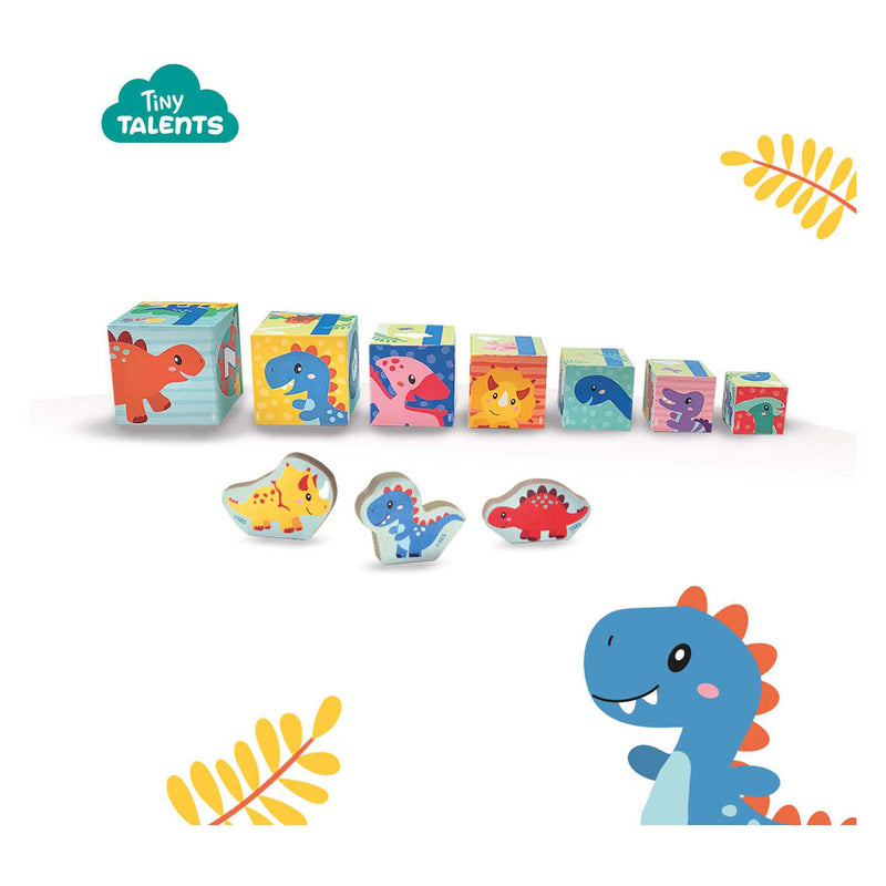 Load image into Gallery viewer, Ses creative ses stapelblokken toren met dino figuren