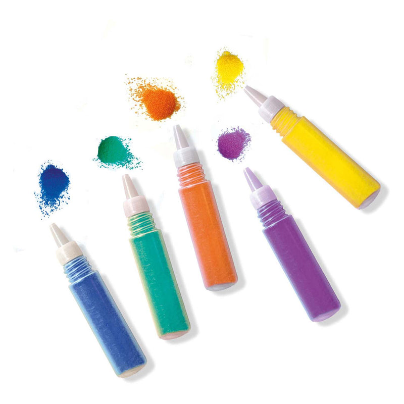 Load image into Gallery viewer, Ses gekleurde zandkunst - bosdieren