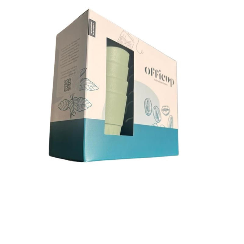 Load image into Gallery viewer, Papstar officup beker 180ml groen set a 10 stuks