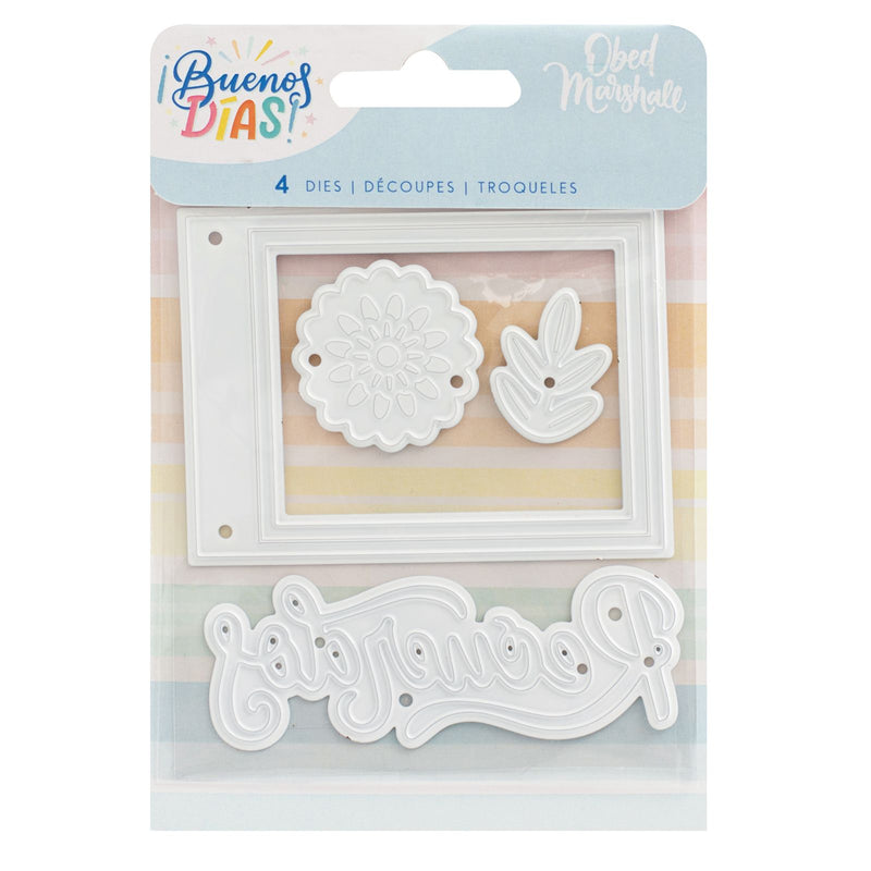 Load image into Gallery viewer, American crafts • tool buenos días metal die set
