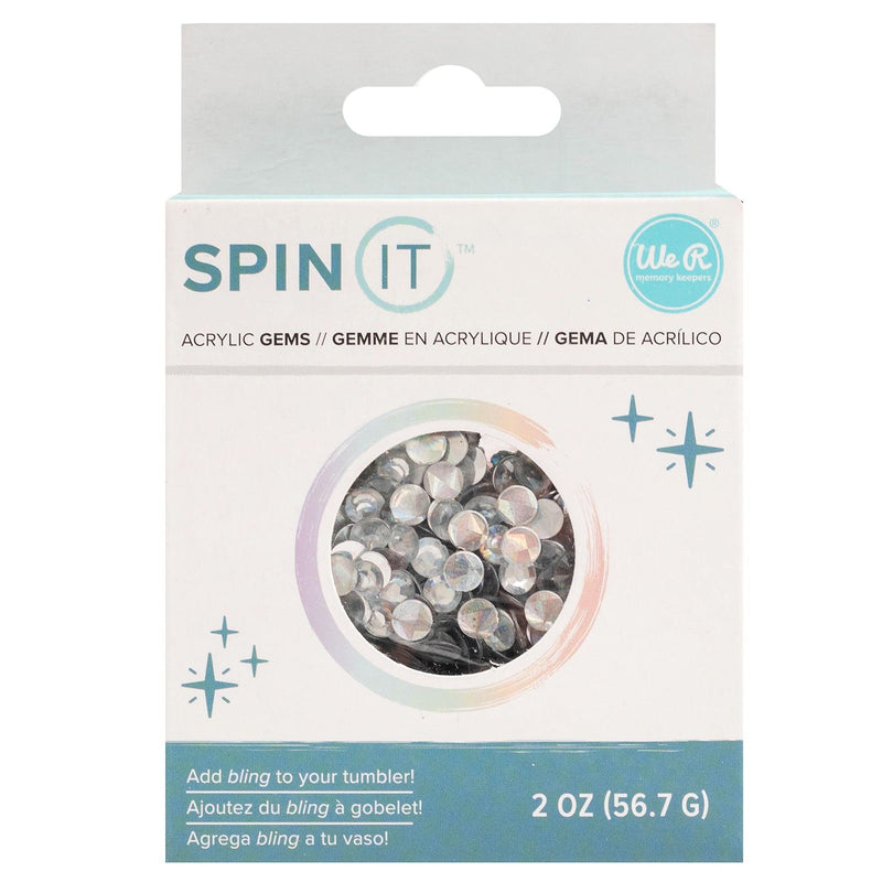 Load image into Gallery viewer, We r makers • spin it rhinestone clear