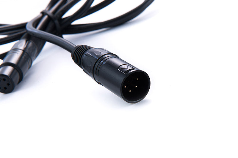 Load image into Gallery viewer, Rolux 4-pins xlr female met 4 pins male connector rl-c7