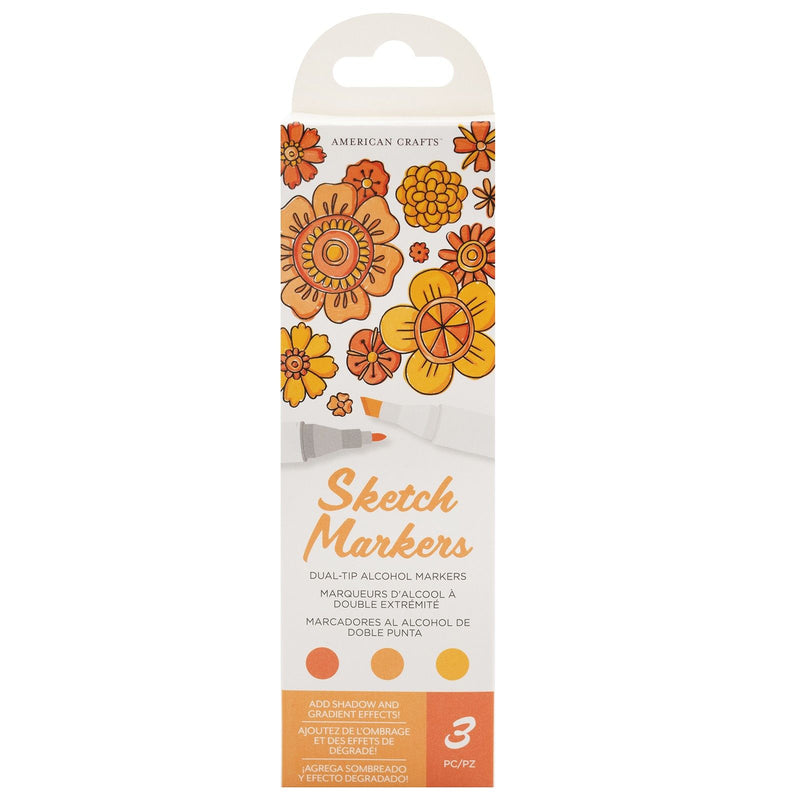 Load image into Gallery viewer, American crafts • sketch markers dual tip sun kissed