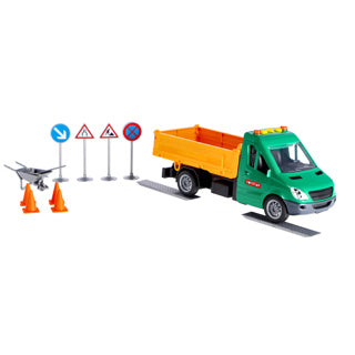 Load image into Gallery viewer, Rapid wheels wegenbouw auto + licht en geluid + accessoires