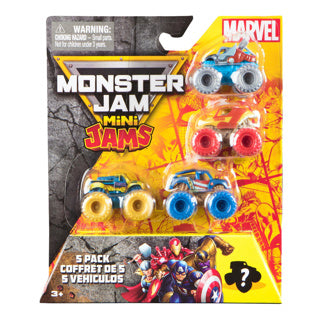 Afbeelding laden in galerijviewer, Monster jam mini jams marvel 5pack | 2 stuks