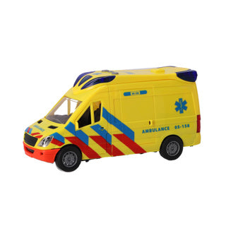 Load image into Gallery viewer, Rapid wheels ambulance auto met licht en geluid | 2 stuks