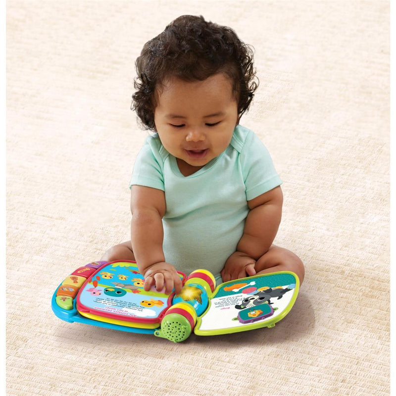 Load image into Gallery viewer, Vtech dierenvriendjes liedjesboek blauw