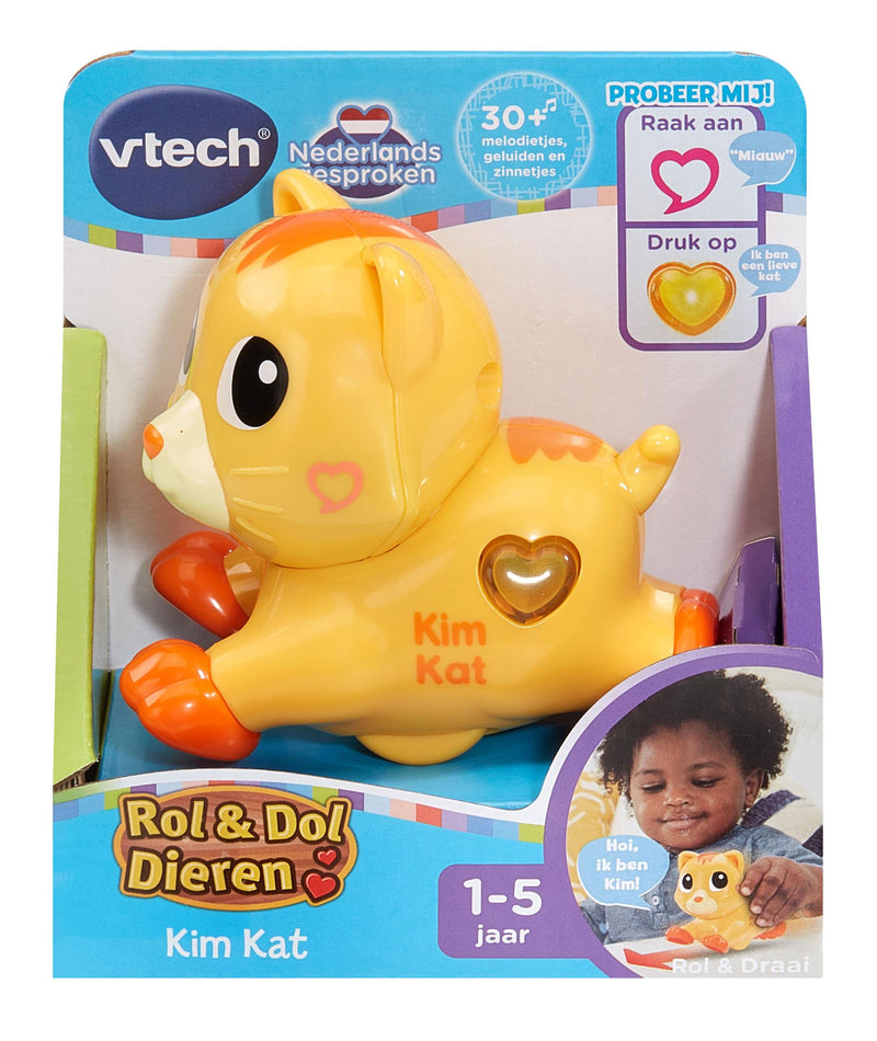 Load image into Gallery viewer, Vtech rol dol dieren kim kat