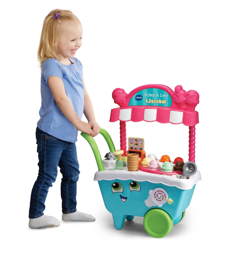 Load image into Gallery viewer, Vtech schep en leer ijscokar