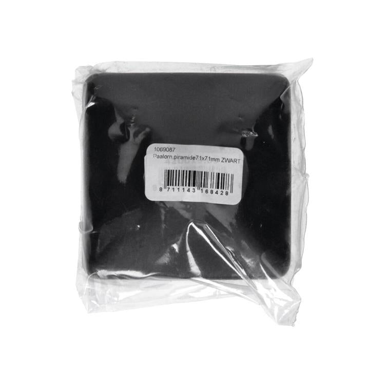 Load image into Gallery viewer, Mack 1069087 - paalornament piramide zwart 71 mm | 10 stuks