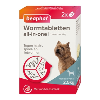 Load image into Gallery viewer, Beaphar Wormtablet all-in-one hond