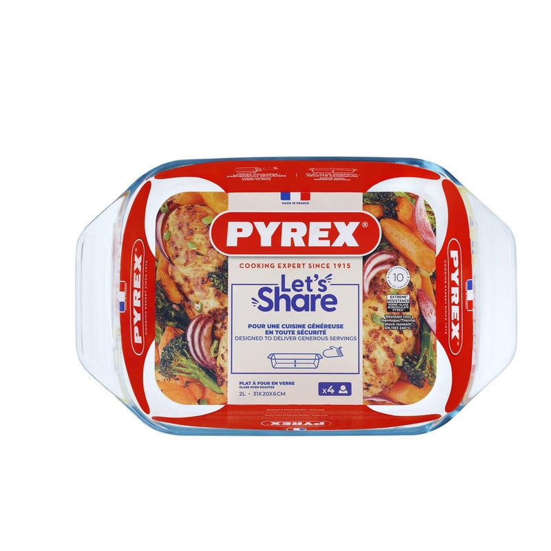 Load image into Gallery viewer, Pyrex ovenschaal 30x21cm 2,1l glas