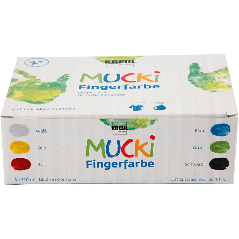 Load image into Gallery viewer, Overige merken kreul mucki vingerverf 6x150 ml